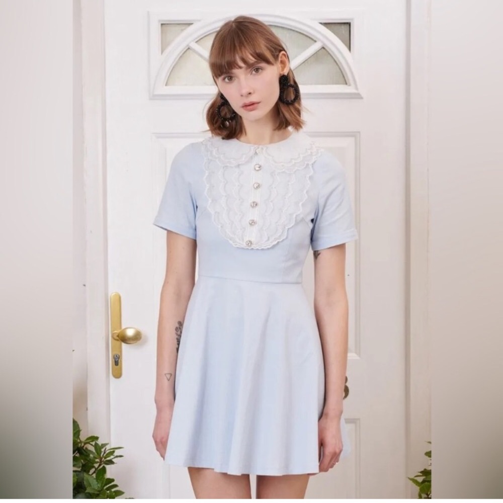 Sister Jane x Urban Outfitters yours truly granny lace dress